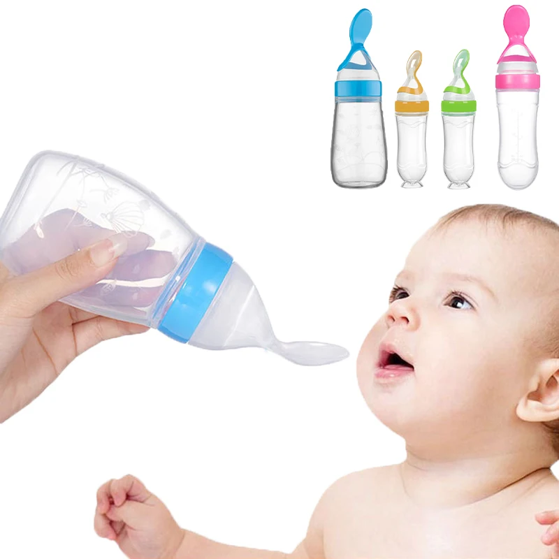 Baby Food Zone - Biberon sicuro per bambini Cucchiaio Bottiglia