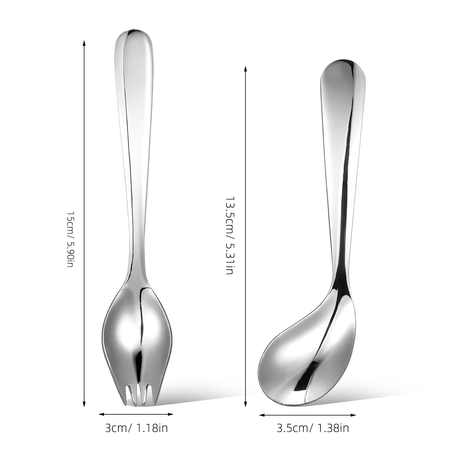 Set di 1 Cucchiaio Angolato in - Self Feed Spoon recensione e prezzo