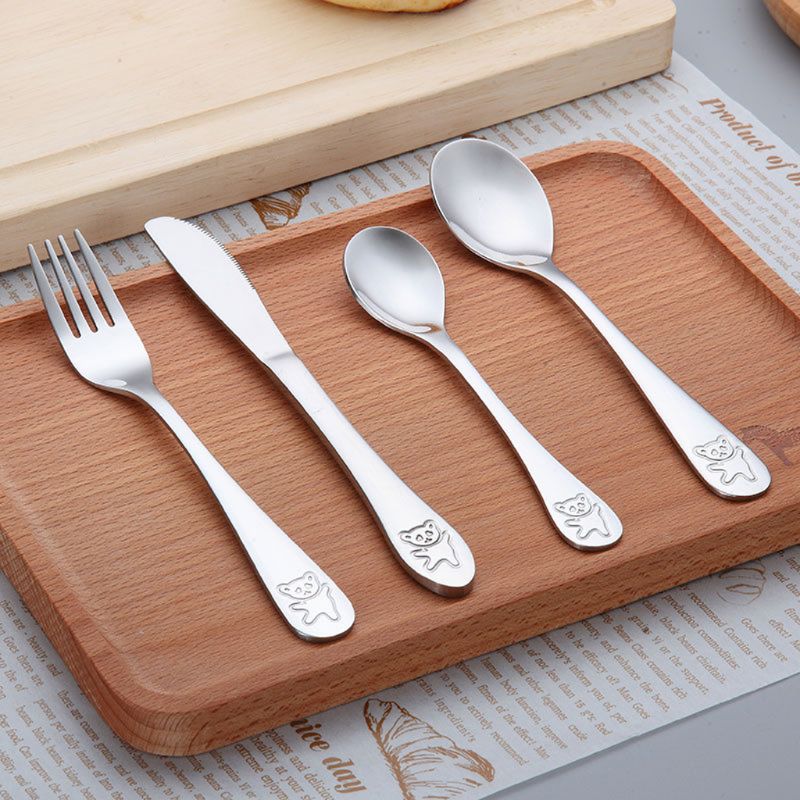 4 pezzi/set cucchiaino da tè p - Baby Food Utensils Set recensione e prezzo