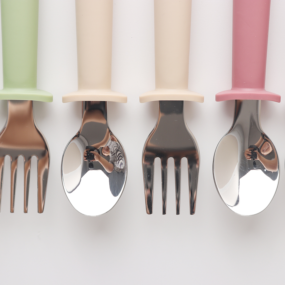 Set cucchiaio e forchetta in s - Baby Food Utensils Set recensione e prezzo