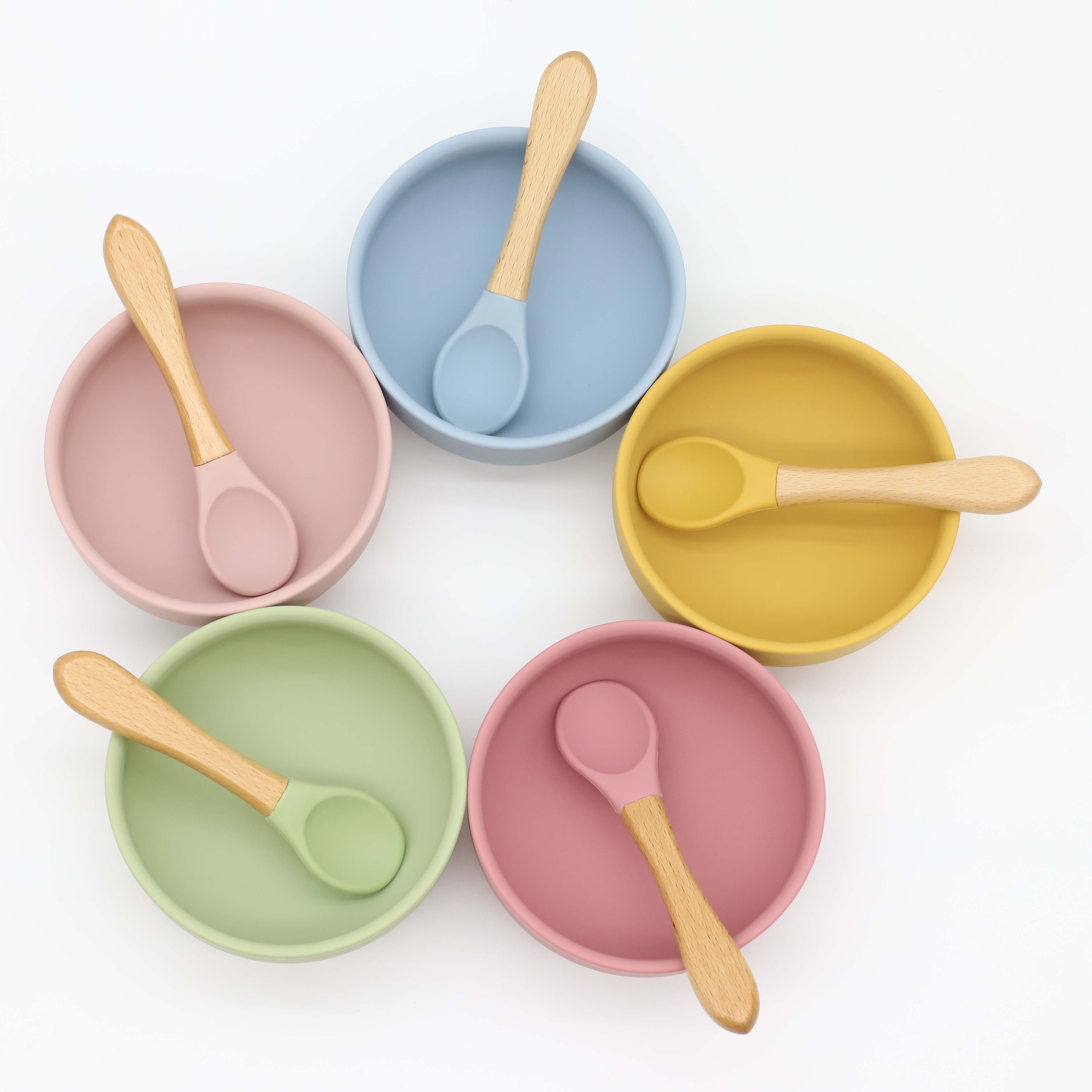 Ciotola in silicone con ventos - Baby Food Utensils Set recensione e prezzo