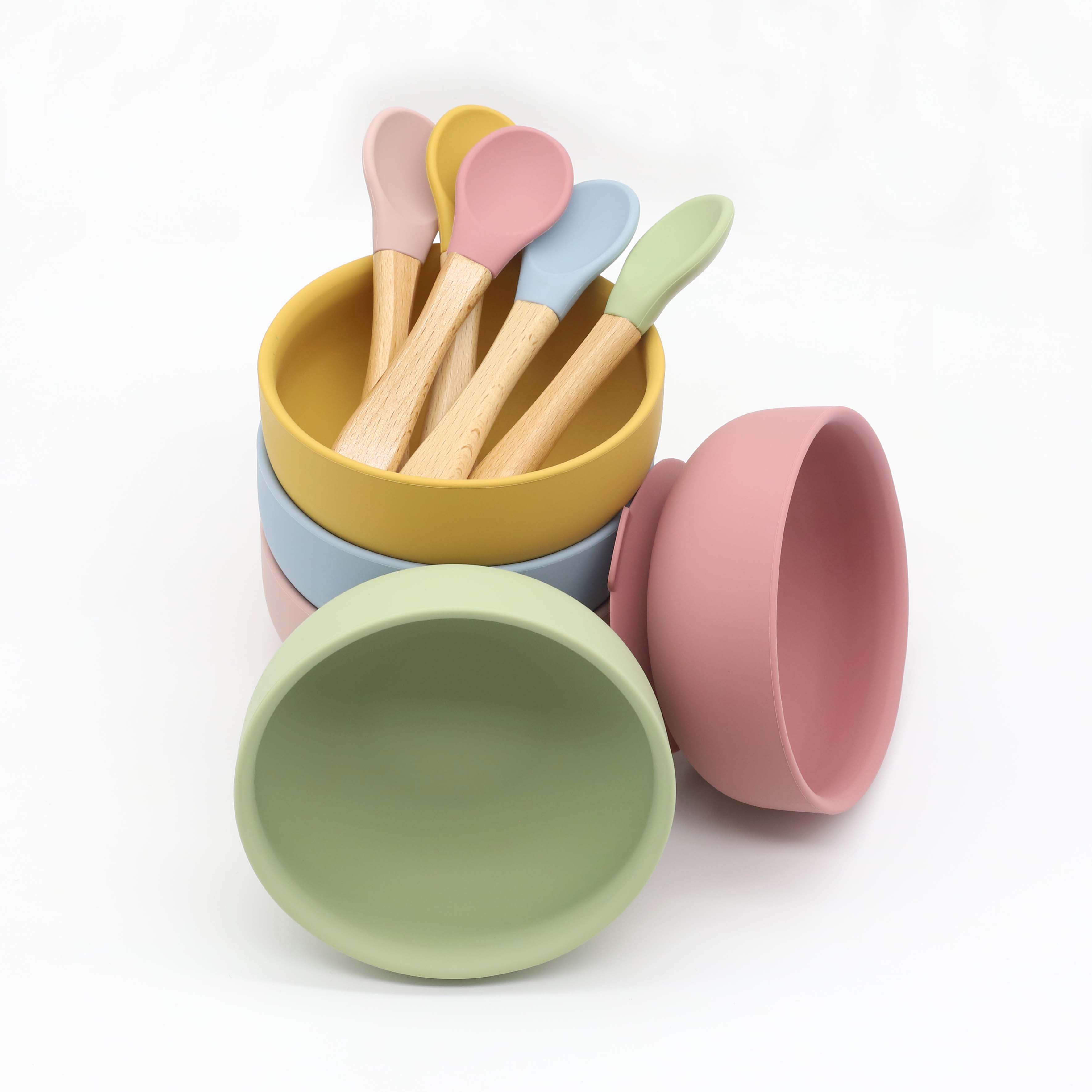 Ciotola in silicone con ventos - Baby Food Utensils Set recensione e prezzo