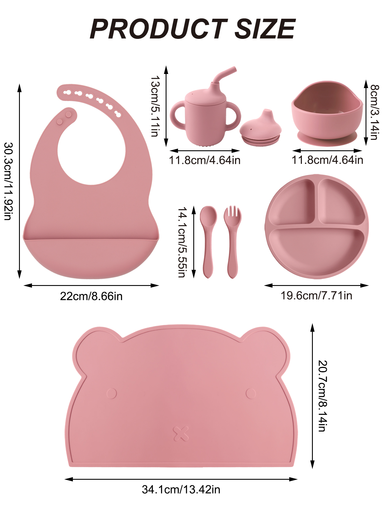 7PCS Set per l'alimentazione d - Self Feed Spoon recensione e prezzo