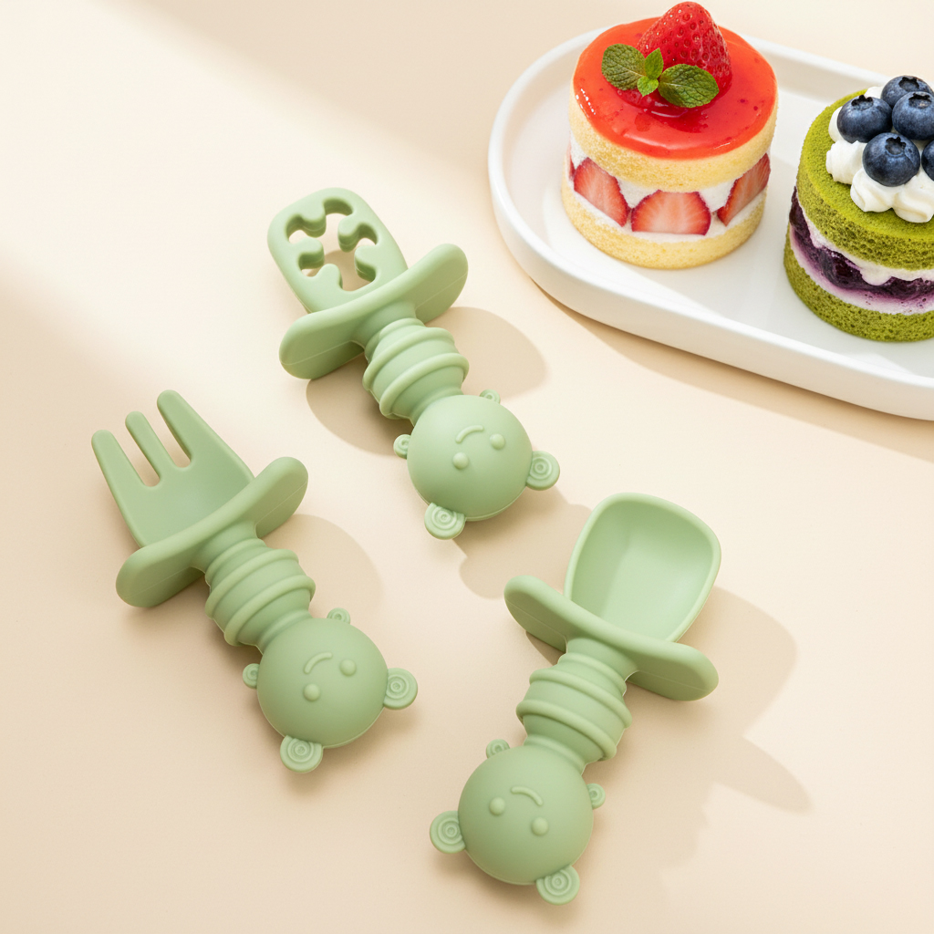 Set di 3 utensili per l'alimen - Baby Food Utensils Set recensione e prezzo