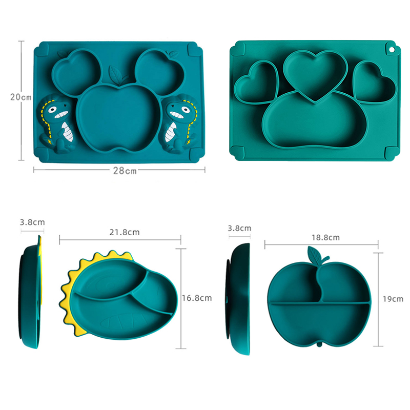 Baby Dinosaur stoviglie in Sil - Baby Food Utensils Set recensione e prezzo